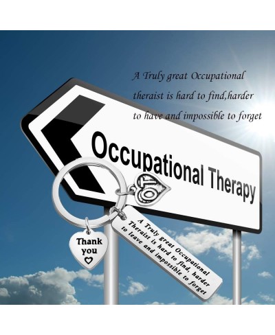 Occupational Therapist Gift OT Keychain A Truly Great Occupational Therapist is Hard to Find Keychin Therapist Appreciation G...