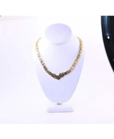 I Love You Gold Tone HUGS and Kisses Necklace & Bracelet Set XOXO Starburst 20 Long $27.88 Jewelry Sets