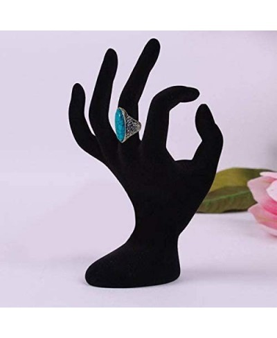 Women's fashion created-Turquoise Ring Tibet Silver Plated gothic stone rings $14.99 Statement