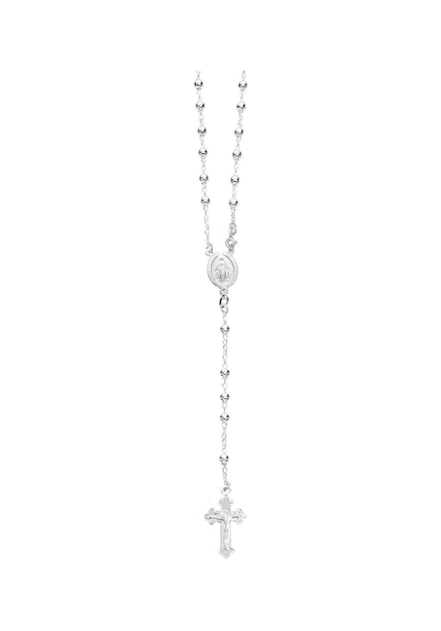 925 Sterling Silver Italian ROSARY-20 Long 3MM / Rosario DE Plata ESTERLINA 925-20" Largo 3MM $31.38 Chains