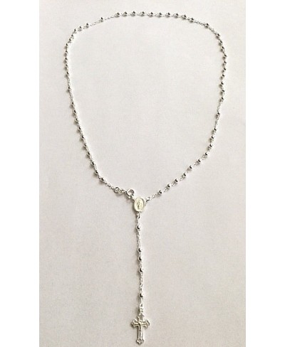 925 Sterling Silver Italian ROSARY-20 Long 3MM / Rosario DE Plata ESTERLINA 925-20" Largo 3MM $31.38 Chains