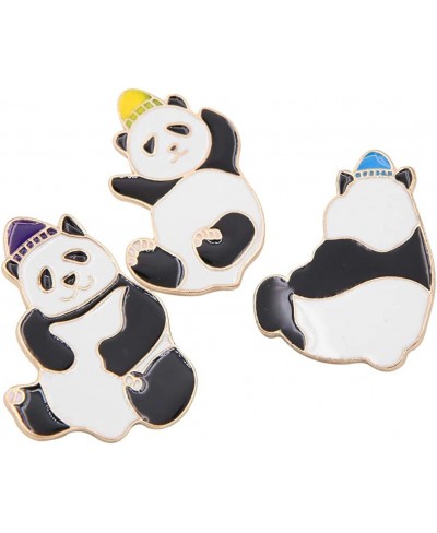 3 Pieces Cartoon Acrobatic Panda Enamel Brooch Pin Unisex Pin Badge Clothing Bags Backpacks Jackets Hat Decor $10.37 Brooches...