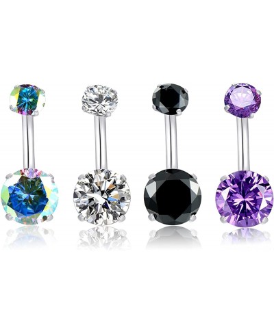 14G Surgical Steel Belly Button Rings Navel Barbell Body Piercing for Women & Man $9.96 Piercing Jewelry