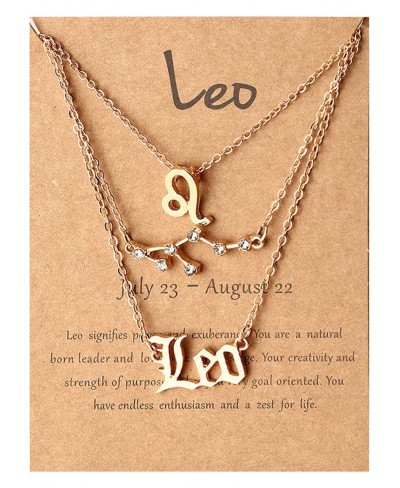 Dainty Layered Pendant Initial Choker Necklaces for Women Constellation Exquisite Layer for Women Birthday Chain Necklace Sim...