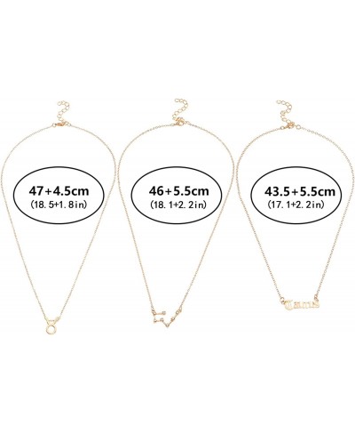 Dainty Layered Pendant Initial Choker Necklaces for Women Constellation Exquisite Layer for Women Birthday Chain Necklace Sim...