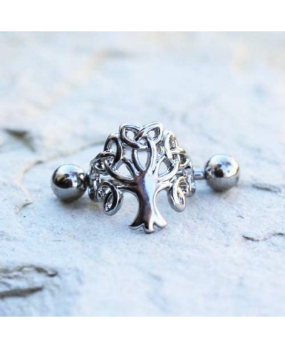 316L Stainless Steel Tree of Life Cartilage Cuff Earring $13.75 Cuffs & Wraps