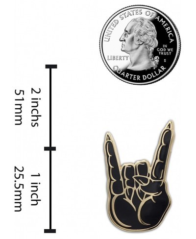 Hail Satan Horns Pin - Rock/Heavy Metal Hand Symbol Enamel Pin - Occult Hand Symbol Lapel Pin for Backpacks Hats Bags Jackets...