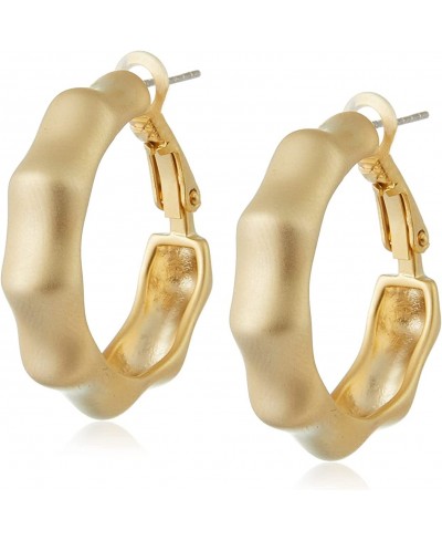 14K Plated Gold Sterling Silver Hypoallergenic Hoop Earrings For Women Girls Lightweight Hoops Jewelry $13.82 Hoop