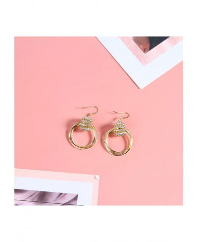 Women's Drop & Dangle Earrings 14K Gold Plated Hoop Earrings for Women Hypoallergenic Earrings Set Hoops Tragus $12.58 Hoop