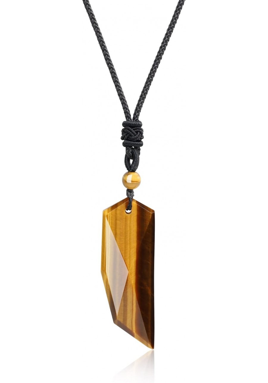 Mens Womens Wolf Tooth Stone Pendant Necklace $19.13 Pendant Necklaces