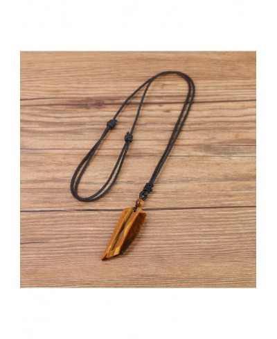 Mens Womens Wolf Tooth Stone Pendant Necklace $19.13 Pendant Necklaces