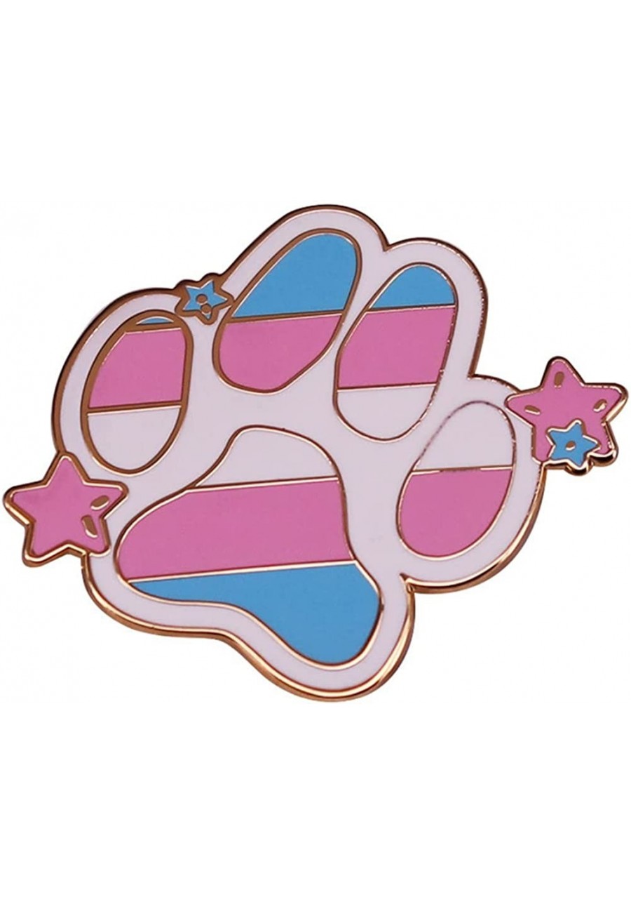 Transgender rainbow flag cat puppy paw Enamel Pin Badge Custom Brooches Lapel pin Bag Cute Animal Jewelry Gift $10.03 Brooche...