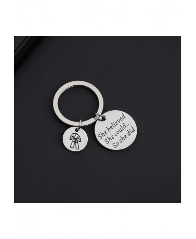 Martial Arts Keychain She Believed She Could So She Did Martial Arts Karate Gift $13.35 Pendants & Coins