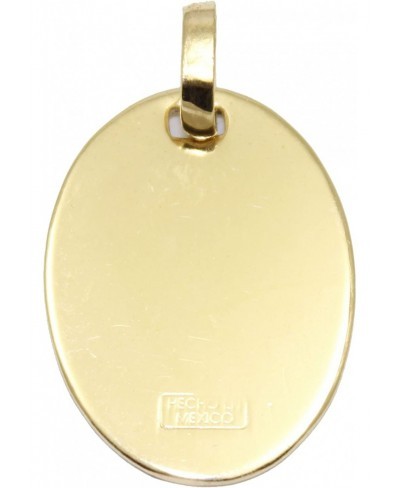 Madonna con Turbante 14k Gold Plated Medal with 18 Inch Chain - Virgen Mary with Baby $18.01 Pendants & Coins