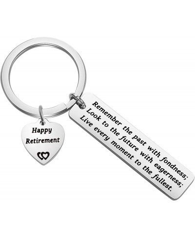 Retirement Keychain Gift Happy Retirement Gift for Men Women Teachers Retirement $10.04 Pendants & Coins