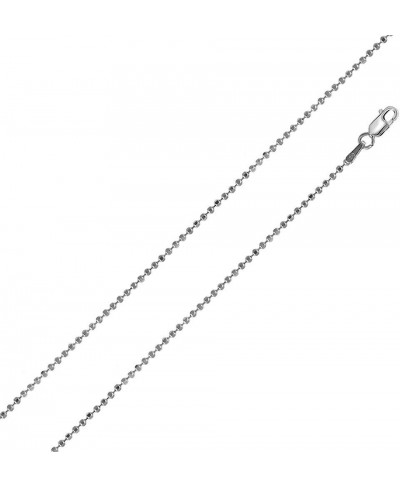 Sterling Silver Diamond Cut Bead 150 Chains 1.5mm $16.33 Chains