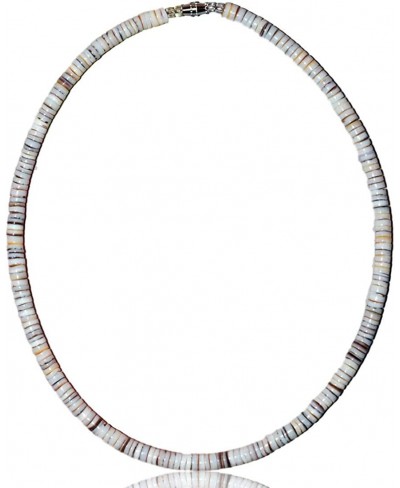 Smooth Arabica Puka Shell Necklace - 6mm (1/4") - 18" Inch $17.92 Chokers