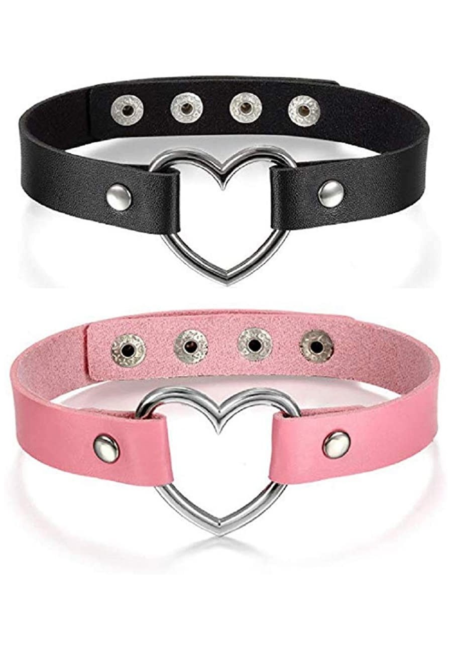 Choker Collar for Women Girls Adjustable Rock Punk Choker Collar Necklace $9.31 Chokers