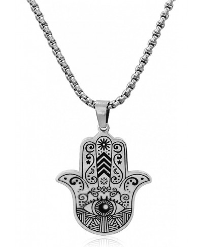 Evil Eye Necklace for Women Protect Lucky Pendant Necklaces for Teen Girls Stainless Steel Evil Eye Jewelry $14.93 Pendant Ne...