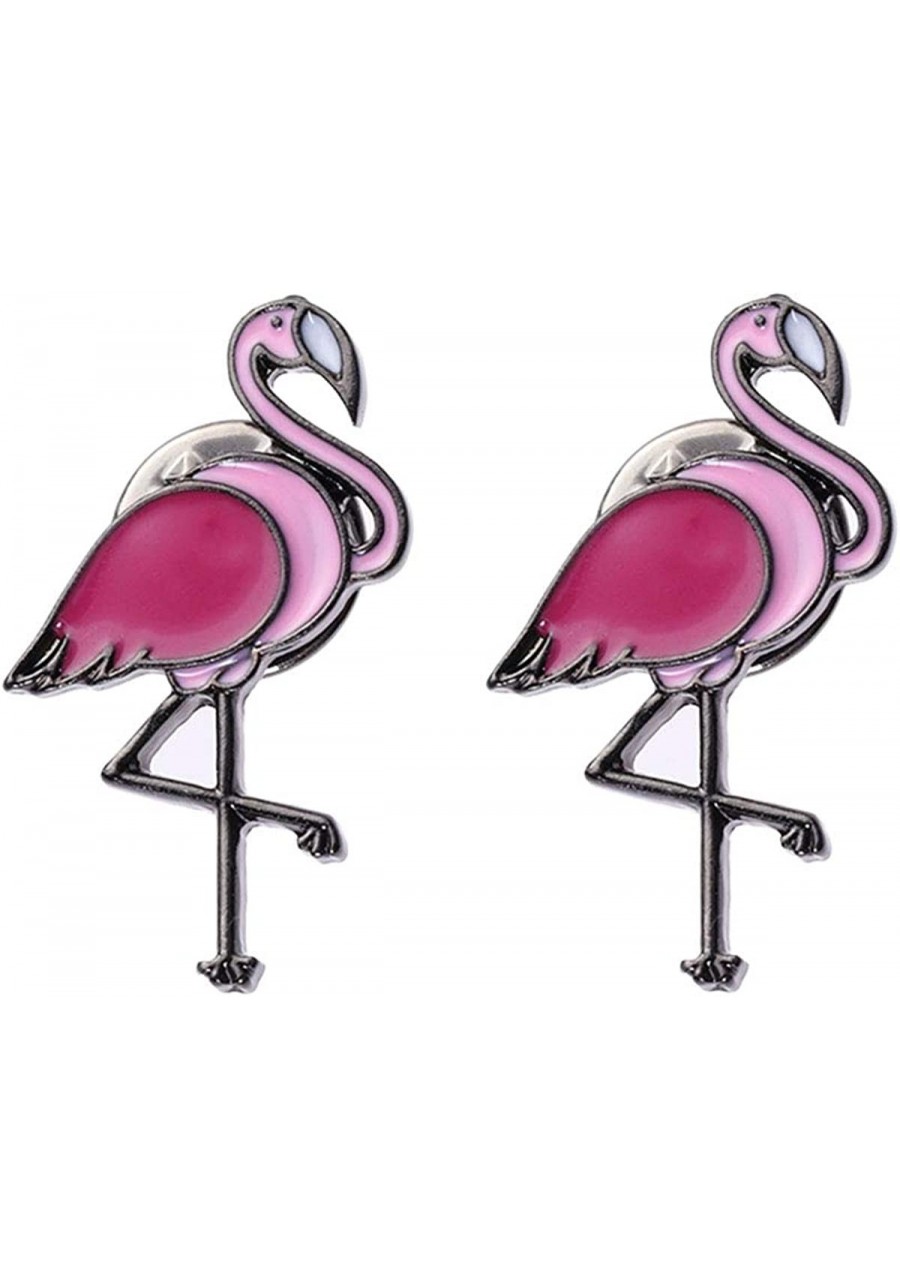 Flamingo Brooch Pins Corsage Clothes Bags Scarf Brooch Clip Pin Buckle Tropical Hawaiian Jewelry Gifts 2PCS $9.04 Brooches & ...