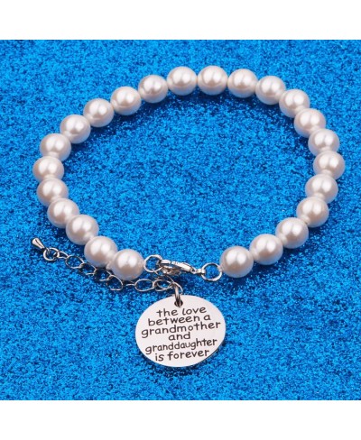 The Love Between A Grandmother and Granddaughter is Forever Bracelet Pearl Bracelet Grandma Gift¡­¡­ $11.26 Strand