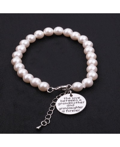 The Love Between A Grandmother and Granddaughter is Forever Bracelet Pearl Bracelet Grandma Gift¡­¡­ $11.26 Strand