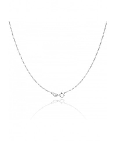 925 Sterling Silver Chain Necklace for Women Chains Thin 1.2mm Sturdy Cable Chain Jewelry Gifts $13.23 Chains