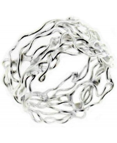 Unique Filigree Wirework Wide Band Sterling Silver Ring(Sizes 5 6 7 8 9 10 11 12 13) $23.65 Bands