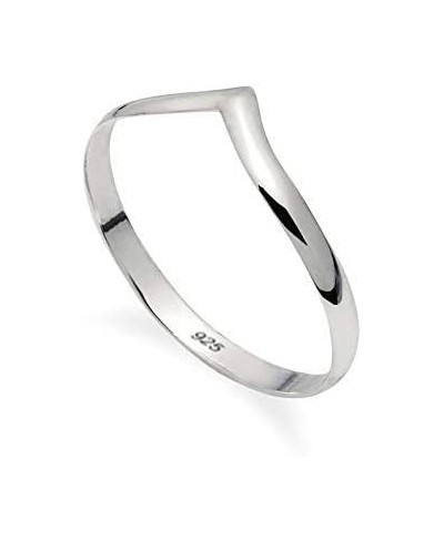 Glitter Box925 sterling silver round ring for men and women finger ring size minimalist stacking ring $16.42 Stacking