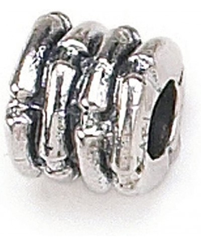 Sterling Silver Bamboo Spacer Bead/Charm $17.25 Charms & Charm Bracelets