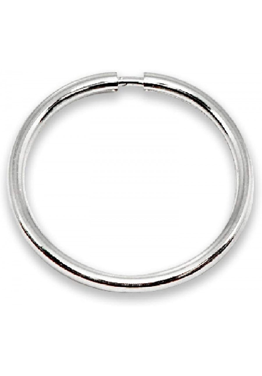 14K Gold Single Tiny Small Endless 10mm Round Thin Lightweight Unisex Hoop Earrings (1pc) $16.55 Hoop