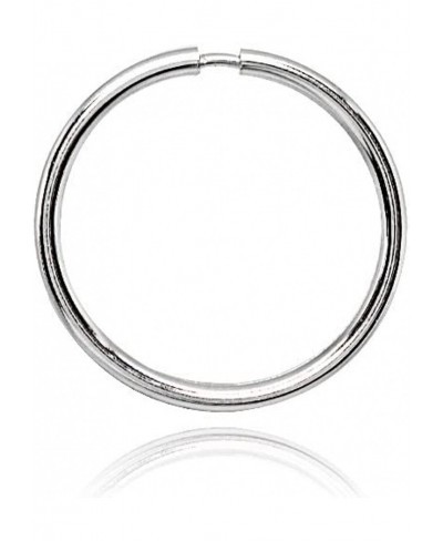 14K Gold Single Tiny Small Endless 10mm Round Thin Lightweight Unisex Hoop Earrings (1pc) $16.55 Hoop