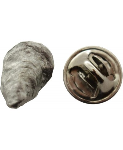 Oyster Mini Pin ~ Antiqued Pewter ~ Miniature Lapel Pin - Antiqued Pewter $8.77 Brooches & Pins
