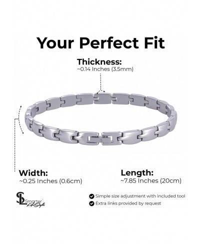 Stylish Surgical Grade Steel Bracelet for Women - Cute Adjustable Womens Bracelet or Anklet Jewelry for Women Womens Bracelet...