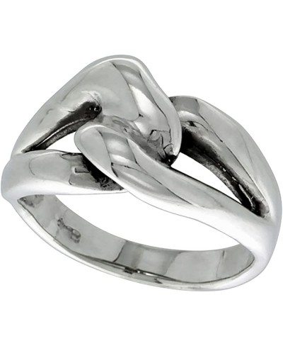 Sterling Silver Love Knot Ring for Women 1/2 inch Sizes 5-14 $19.27 Bands