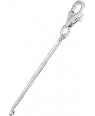 Crochet Hook Charm with Lobster Clasp $21.18 Charms & Charm Bracelets