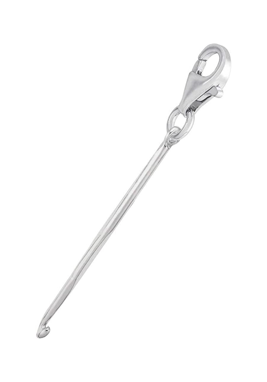 Crochet Hook Charm with Lobster Clasp $21.18 Charms & Charm Bracelets