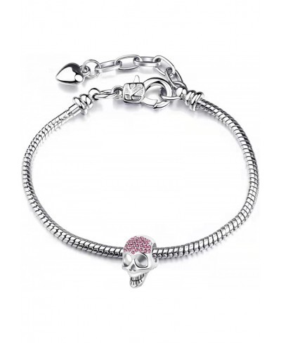 Sparkling Crystal Skull Charm Compatible with Pandora Charms Bracelets $10.19 Charms & Charm Bracelets