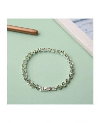 Women Luxury Simple Faux Crystal Shiny Bracelet Bangle Jewelry Accessories Gift Bracelets for Women Teen Girls Gift $7.55 Link