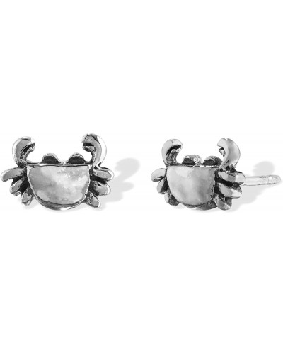 Sterling Silver Crab Stud Earrings $16.76 Stud