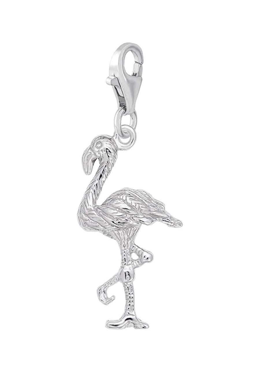 Flamingo Charm with Lobster Clasp Sterling Silver $29.15 Charms & Charm Bracelets