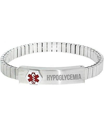 Stainless Steel Ladies Hypoglycemia Expansion Bracelet - Stainless Steel Expansion Bracelet $23.63 Pendants & Coins