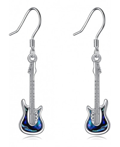 Music Note Earrings Sterling Silver Created Opal Musical Jewelry for Music Lovers Music Gifts for Women Teacher Dancer Her $2...