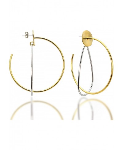 Designer Look Fashion Hoop Earrings for womens girls teens $22.21 Hoop