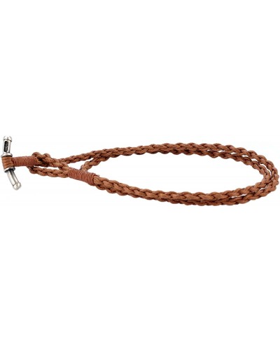 Hand-Woven Brown Cotton Cord Necklace with a Knotted End Loop (CL16 Brown) $26.94 Chokers