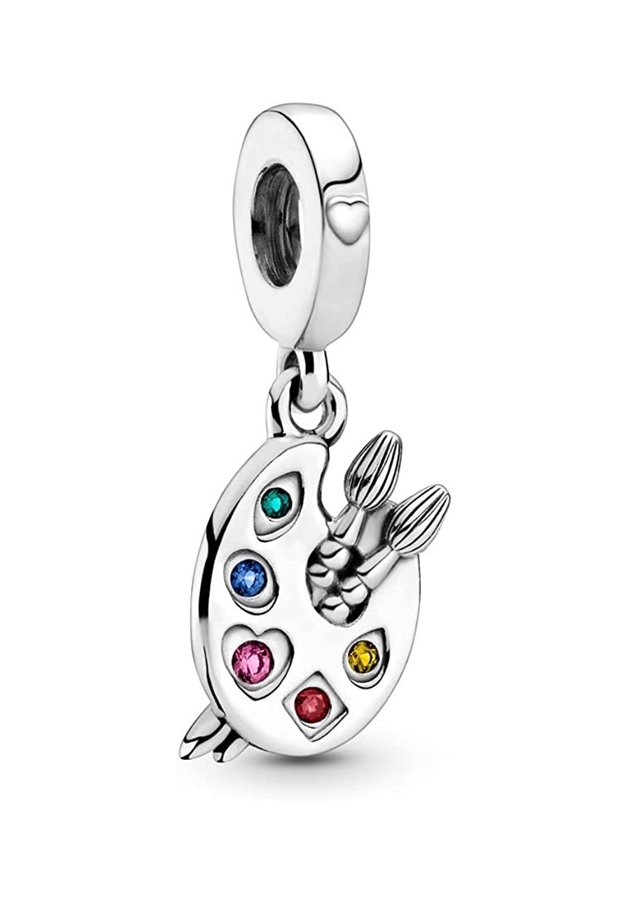 Artist's Palette Dangle Charms 925 Sterling Silver Draw Your Adventure Pendant for Bracelets $25.68 Charms & Charm Bracelets