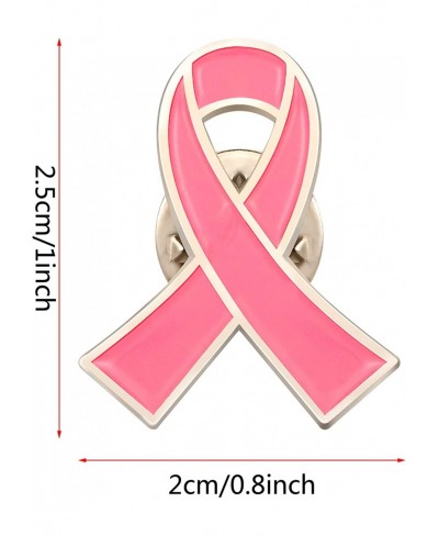 Official Breast Cancer Awareness Lapel Pins Pink Ribbon Pins Hope Ribbon Lapel Pins Brooch for Women $13.69 Brooches & Pins