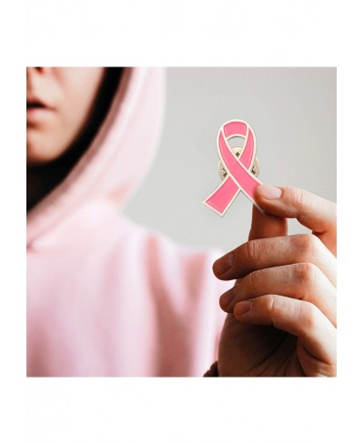 Official Breast Cancer Awareness Lapel Pins Pink Ribbon Pins Hope Ribbon Lapel Pins Brooch for Women $13.69 Brooches & Pins