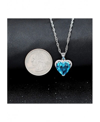 Crystal Heart Pendant Necklace Wedding Promise Jewelry Women DZ006 $8.01 Pendant Necklaces