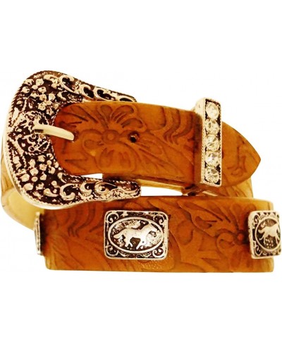 Bracelet - Leather Wrap Bracelet with Rhinestone Buckle - Kiki's Cowgirl Up $14.31 Wrap